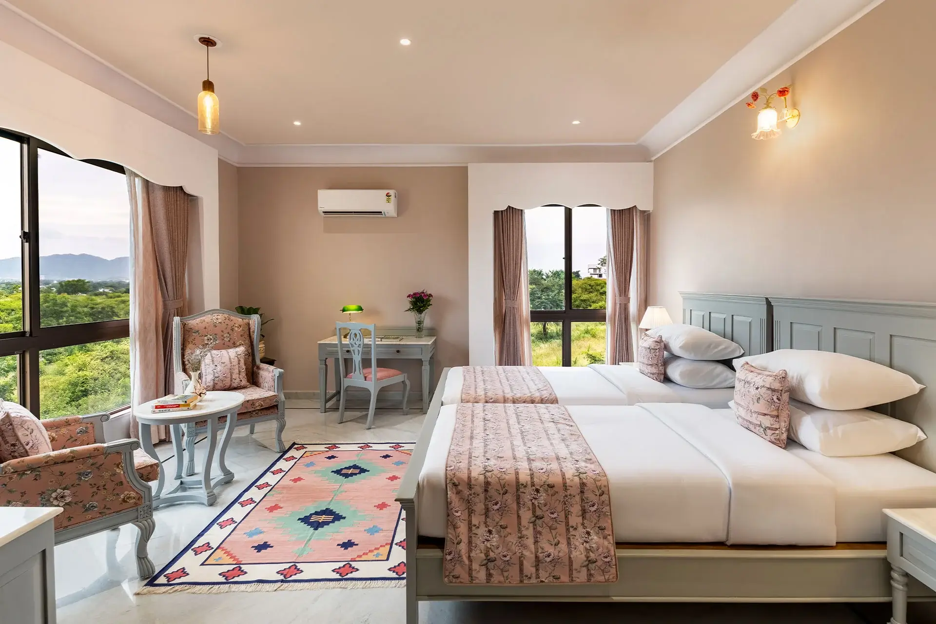 boutique nature stay for families in udaipur