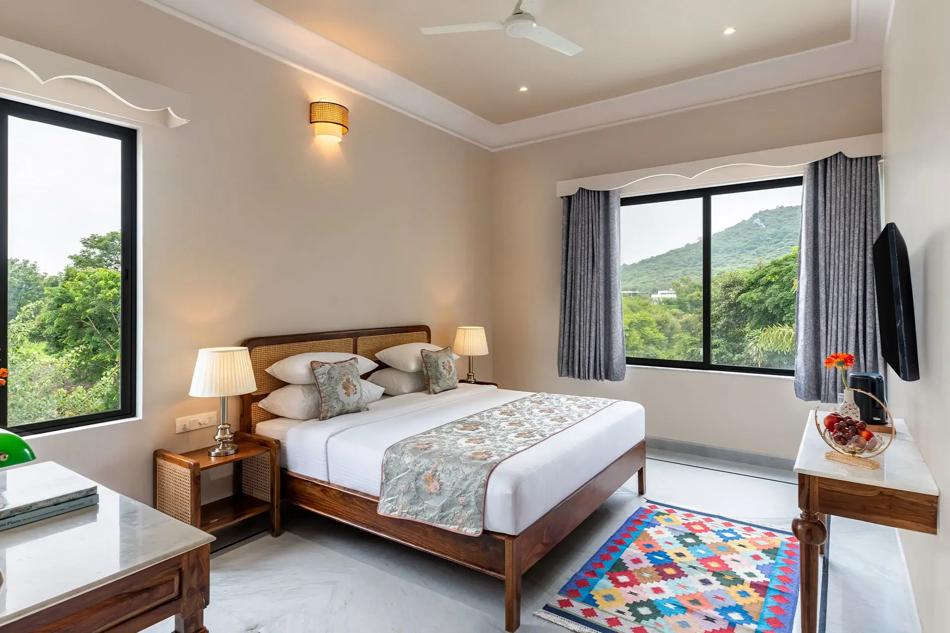 Luxury Stay in Udaipur with hill view